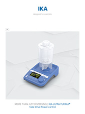 Tumbnail PDF ULTRA-TURRAX® Tube Drive P control