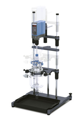 Lab reactor system with height adjustment