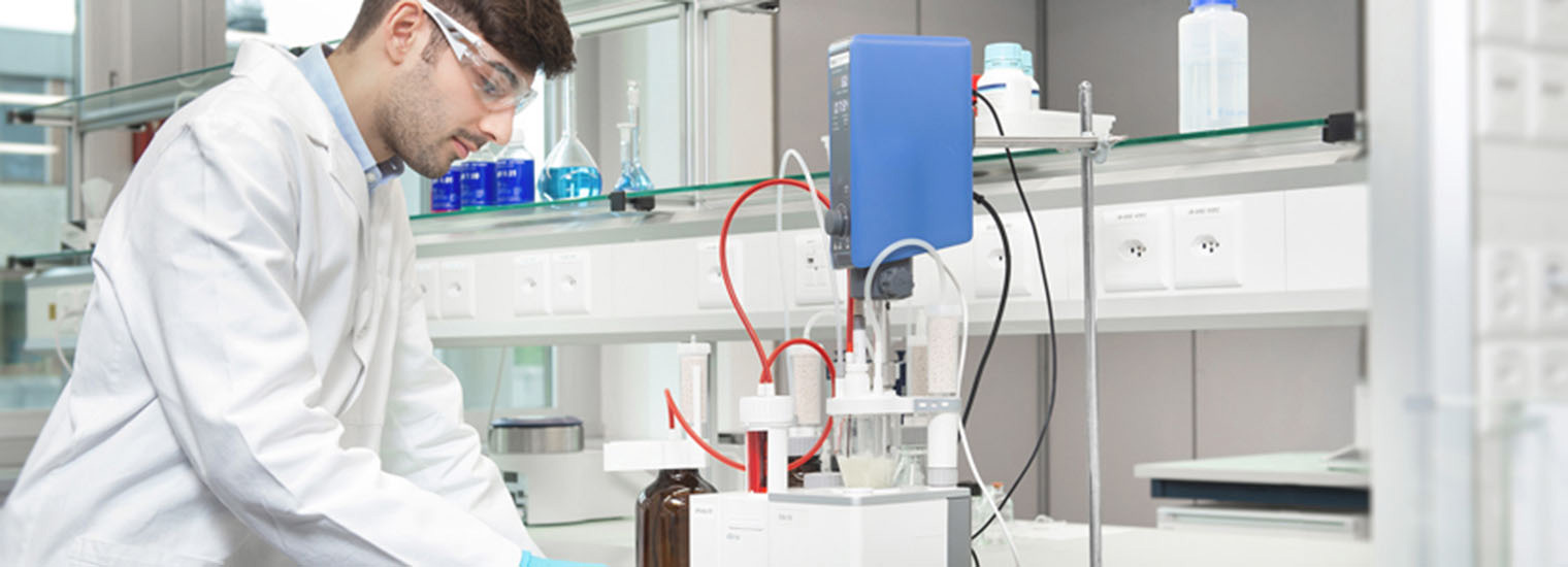 Volumetric Karl Fischer Water Determination using an IKA homogenizer