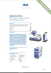 Tumbnail PDF Rotary Evaporator Application - Test the Alcohol of rice wine with distillation method