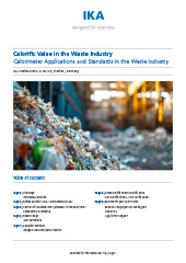 Tumbnail PDF Calorific Value in the Waste Industry