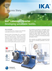 Tumbnail PDF IKA 实验室反应器 | Beyond Surface Technologies AG