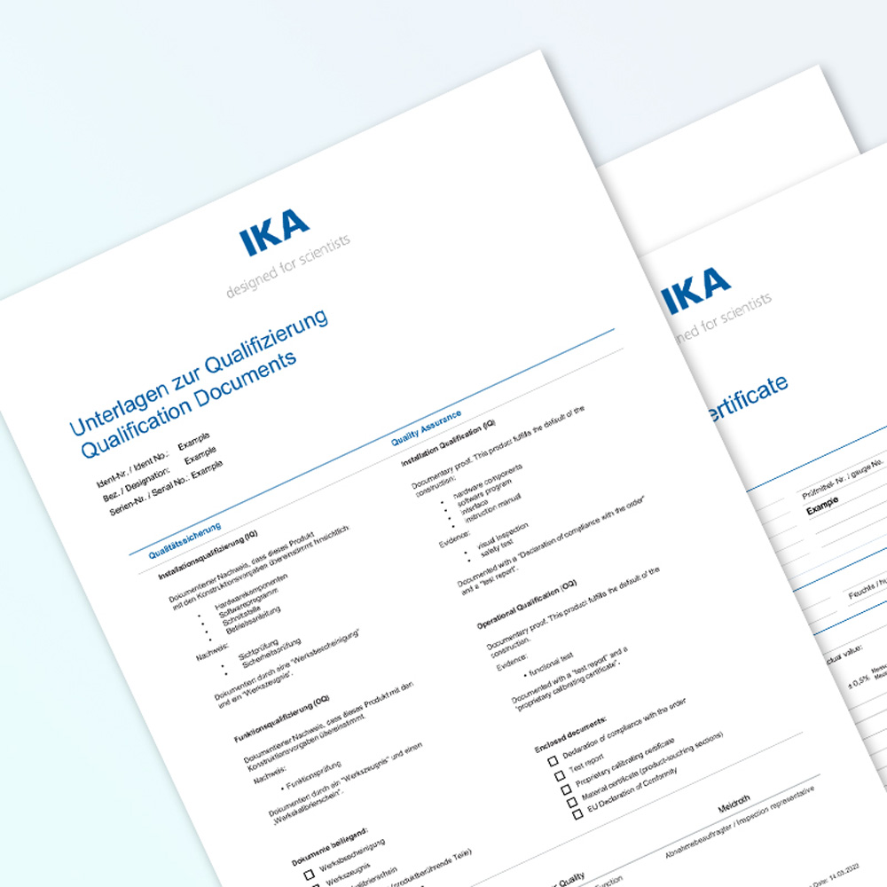 Documents for qualification LAB
