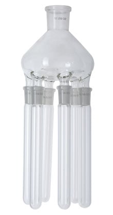 RV 10.601 Distilling spider with 12 distilling sleeves (NS 29/32)